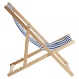 Beauport Navy / White Deck Chair