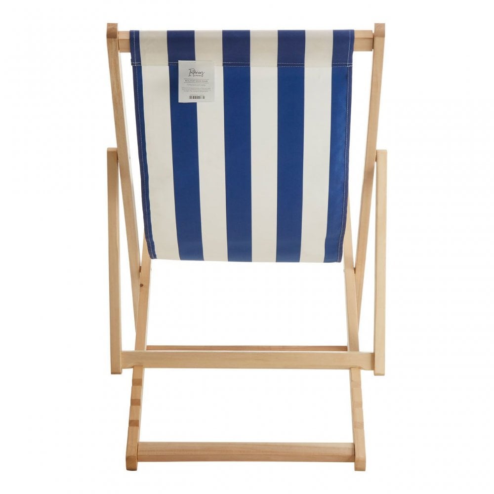 Beauport Navy / White Deck Chair
