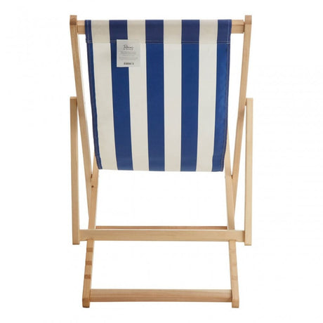 Beauport Navy / White Deck Chair
