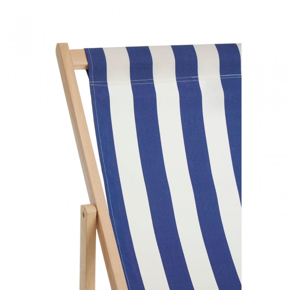 Beauport Navy / White Deck Chair