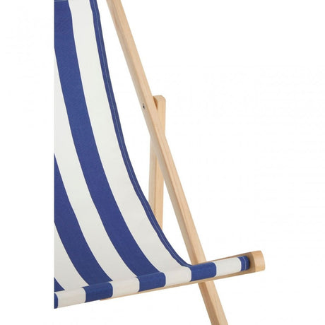 Beauport Navy / White Deck Chair