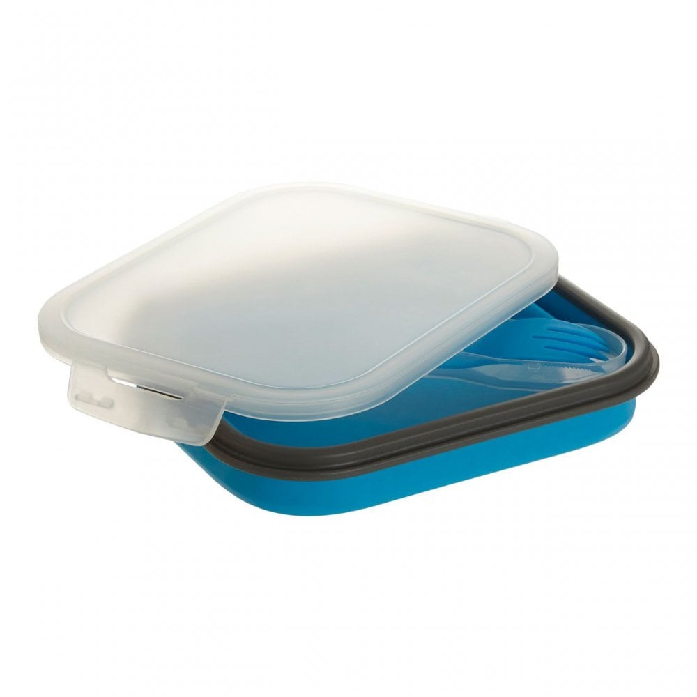 Grub Tub Blue Collapsible Lunch Box