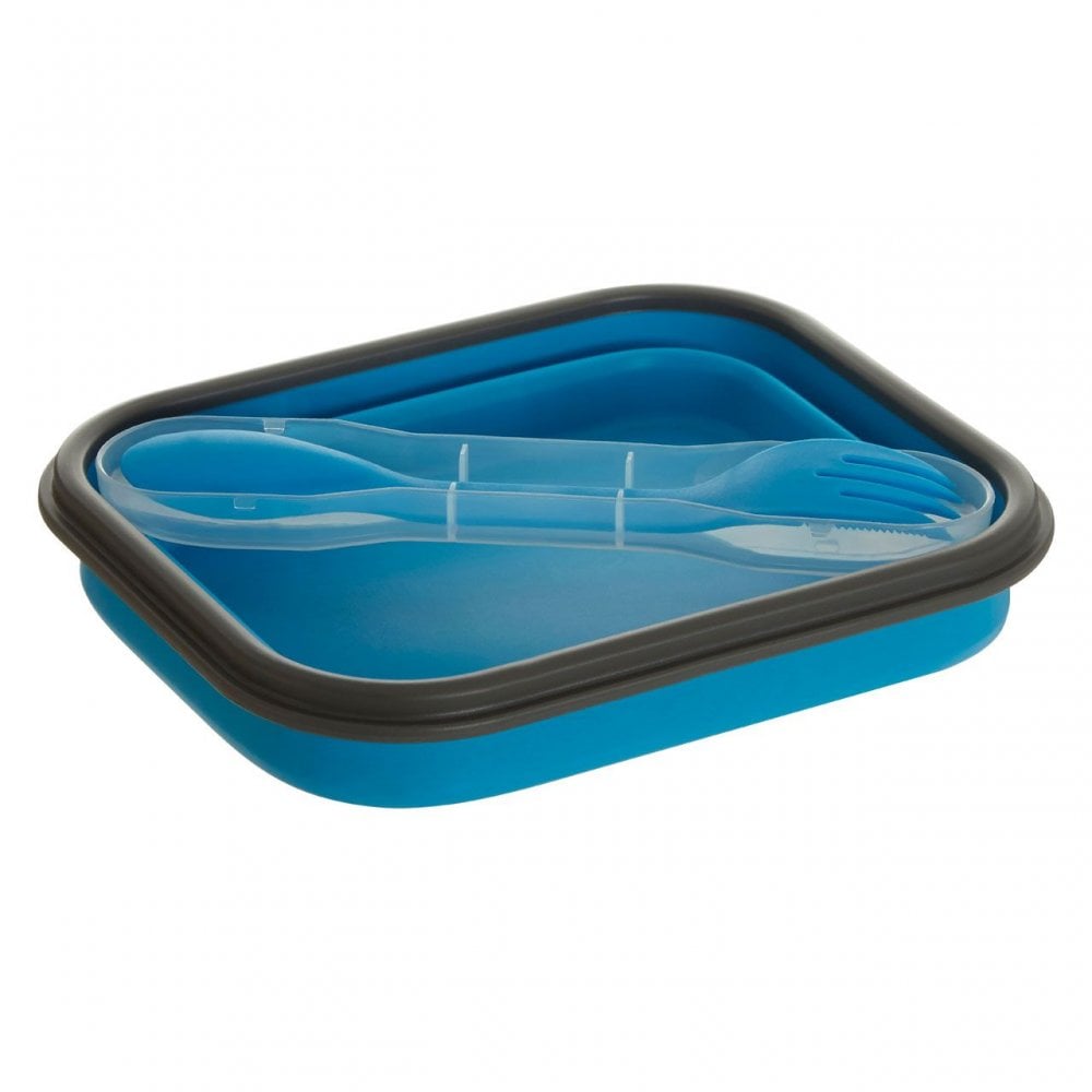 Grub Tub Blue Collapsible Lunch Box