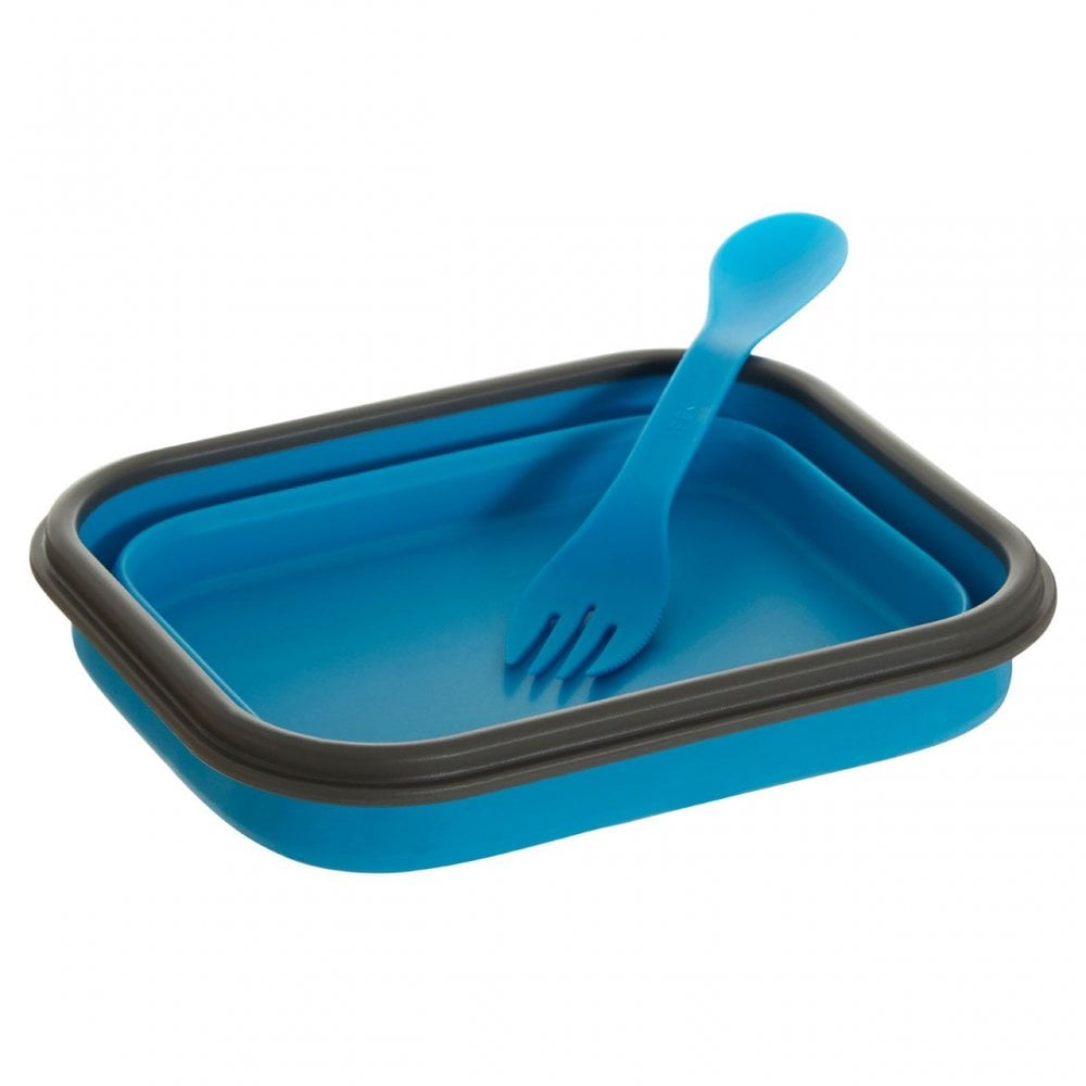 Grub Tub Blue Collapsible Lunch Box