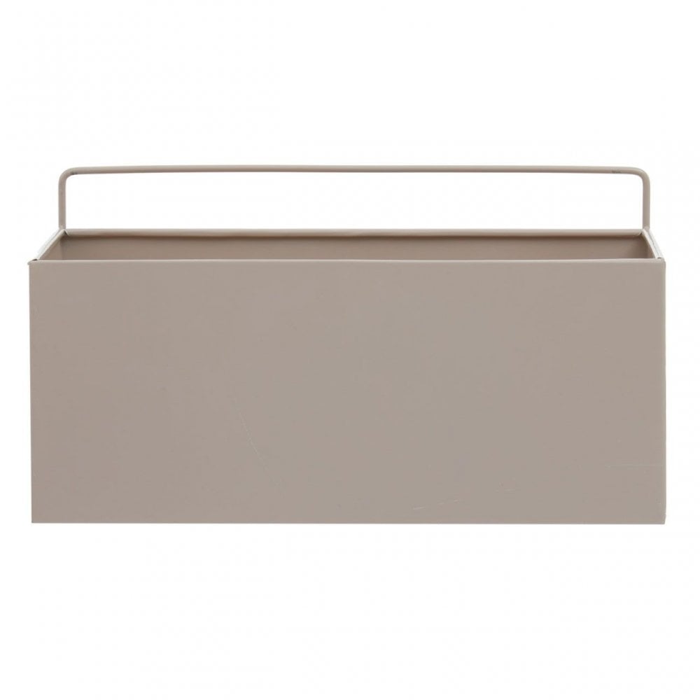 Asher Small Grey Wall Plant Box