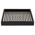 Donato Black And White Finish Tray