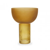 Esma Small Ochre Glass Vase