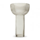 Esma Large Grey Glass Vase