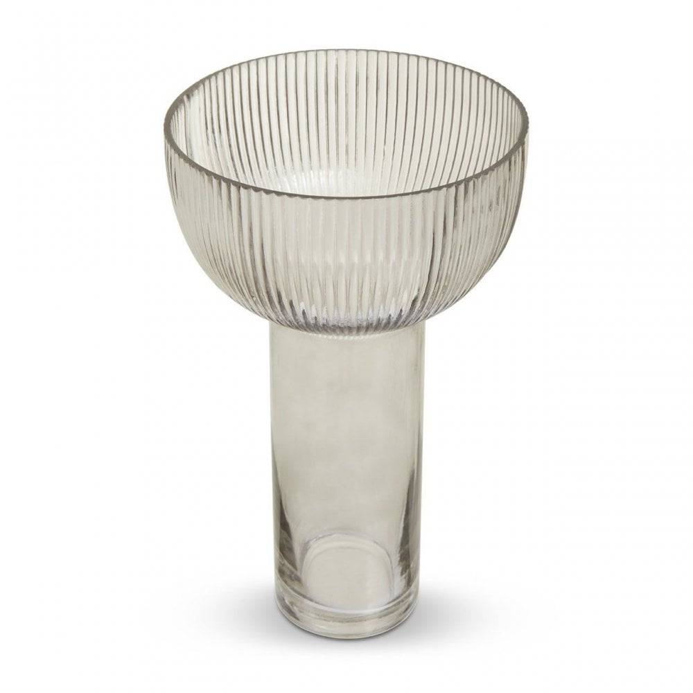 Esma Large Grey Glass Vase