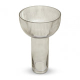 Esma Large Grey Glass Vase