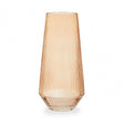 Esma Large Light Amber Glass Vase