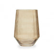 Esma Small Smoked Brown Glass Vase