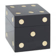 Churchill Games Black And Gold Dice Box