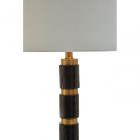 Elin Black Marble Table Lamp