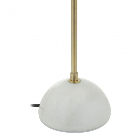 Newton White Marble Base Desk Lamp