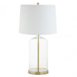 Nadia White Fabric Shade Table Lamp