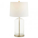Nadia White Fabric Shade Table Lamp