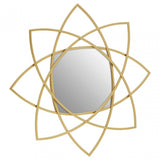 Farran Gold Finish Wall Mirror