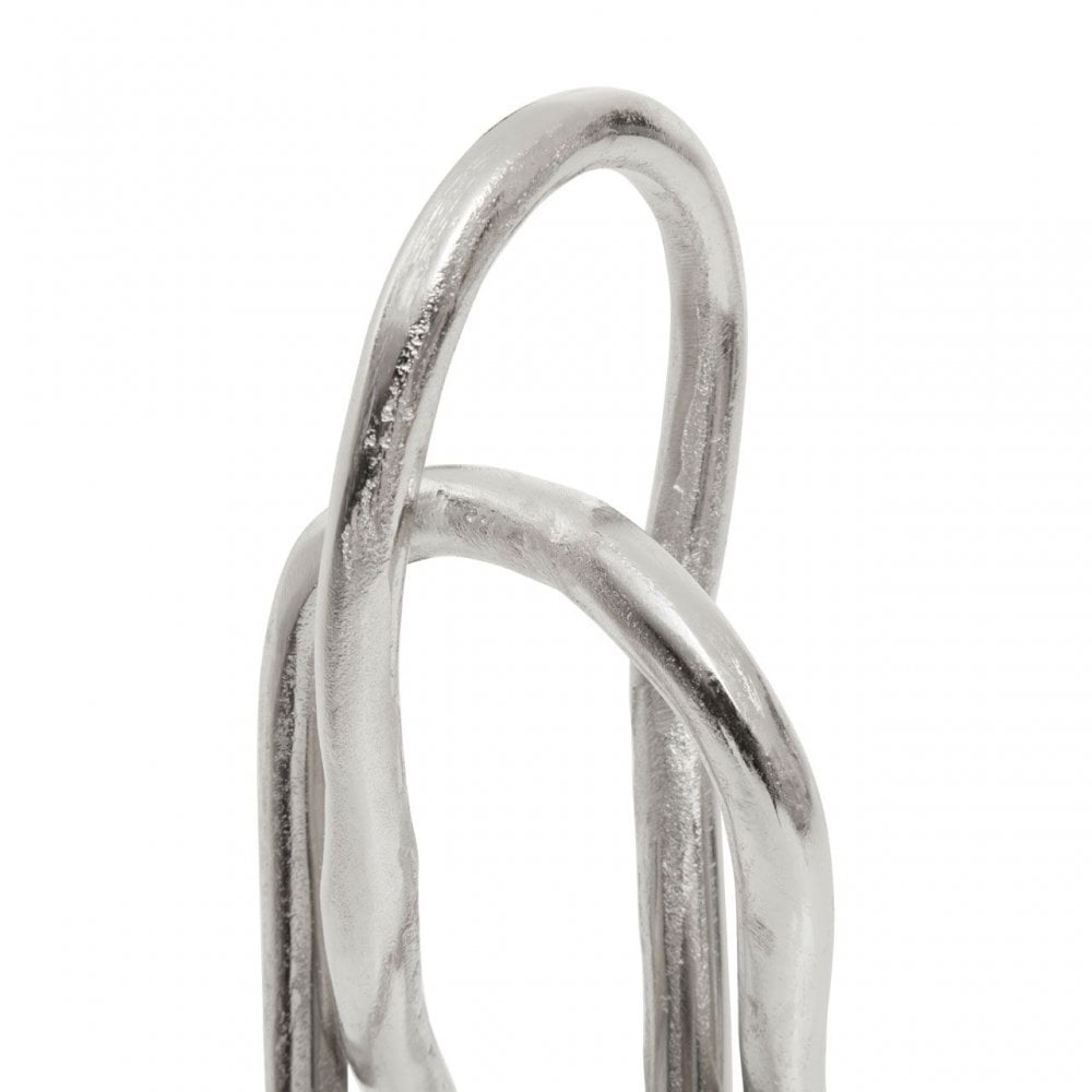 Prato Large Nickel Finish Sculpture