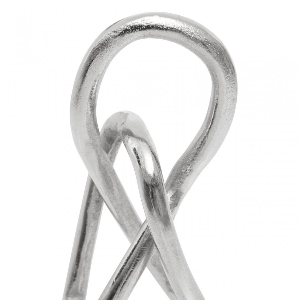 Prato Small Nickel Finish Sculpture