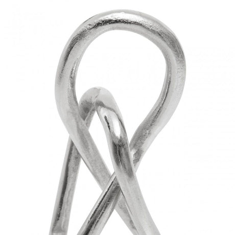 Prato Small Nickel Finish Sculpture