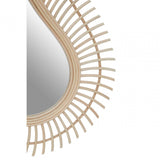 Mataram Teardrop Natural Rattan Wall Mirror