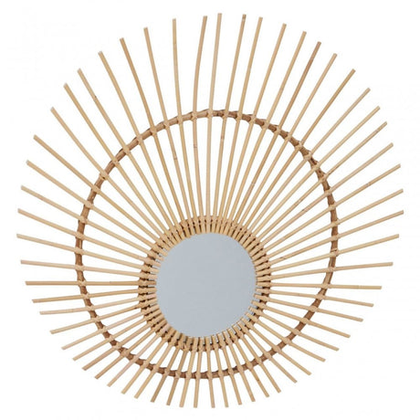 Mataram Natural Rattan Wall Mirror