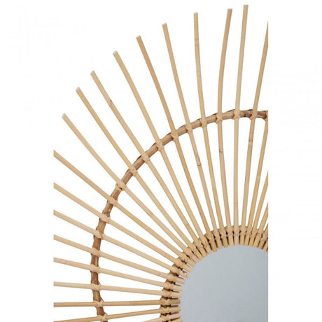 Mataram Natural Rattan Wall Mirror