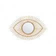 Mataram Natural Rattan Eye Shape Wall Mirror