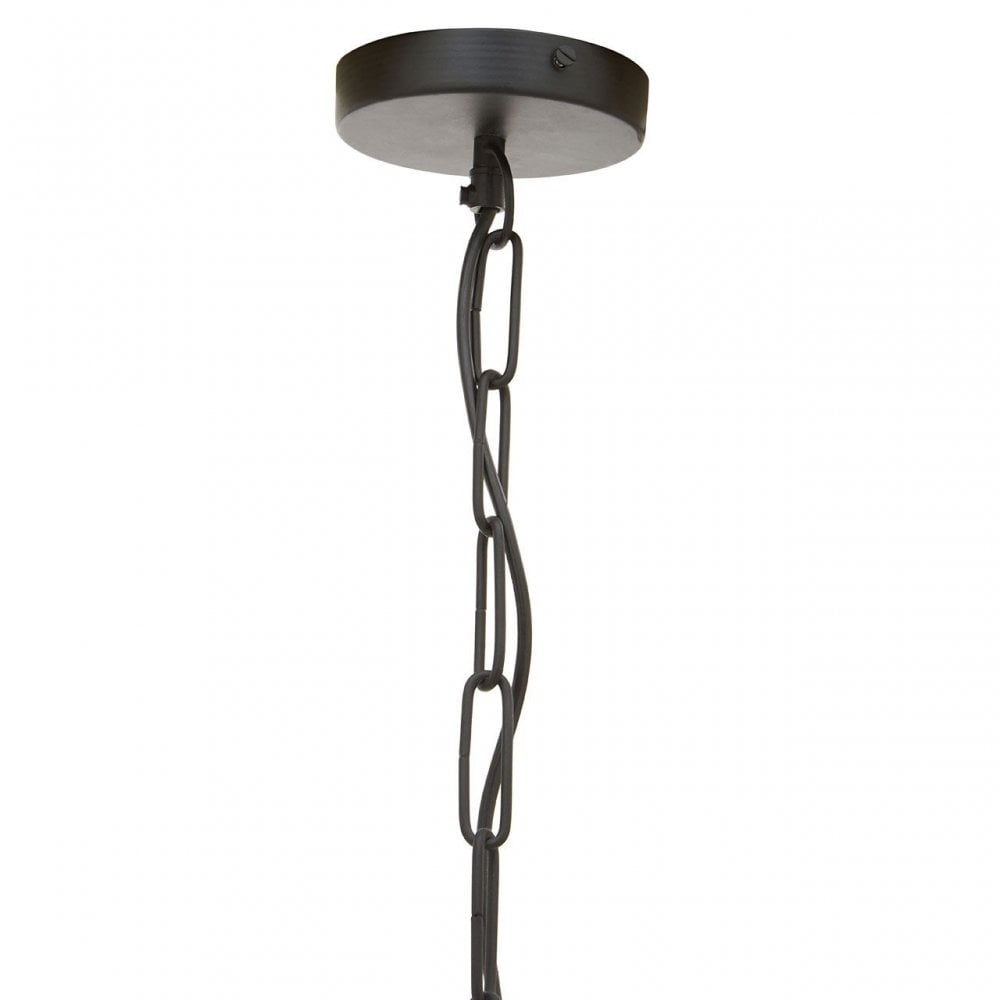 Preston Antique Black Pendant Light
