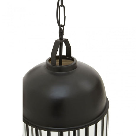 Preston Antique Black Pendant Light