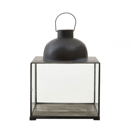 Preston Small Antique Black Lantern