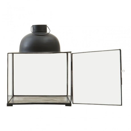 Preston Small Antique Black Lantern