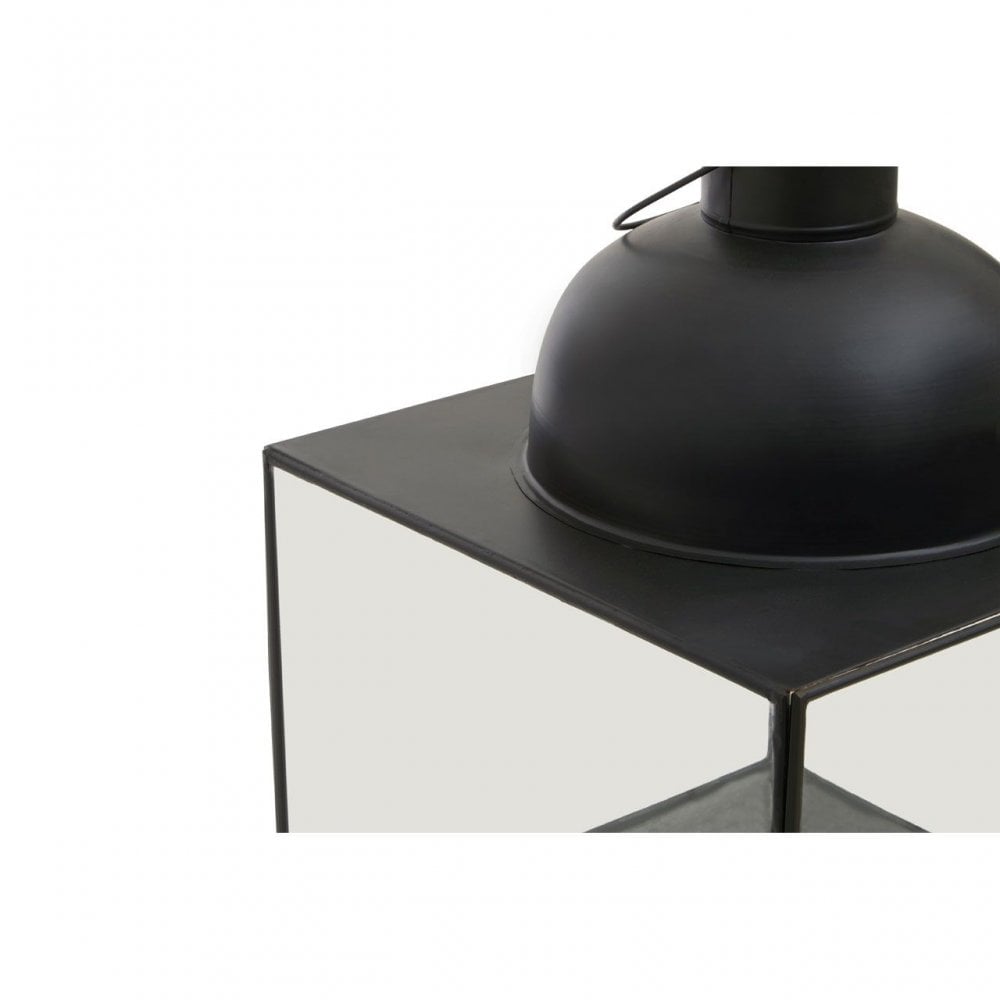 Preston Small Antique Black Lantern