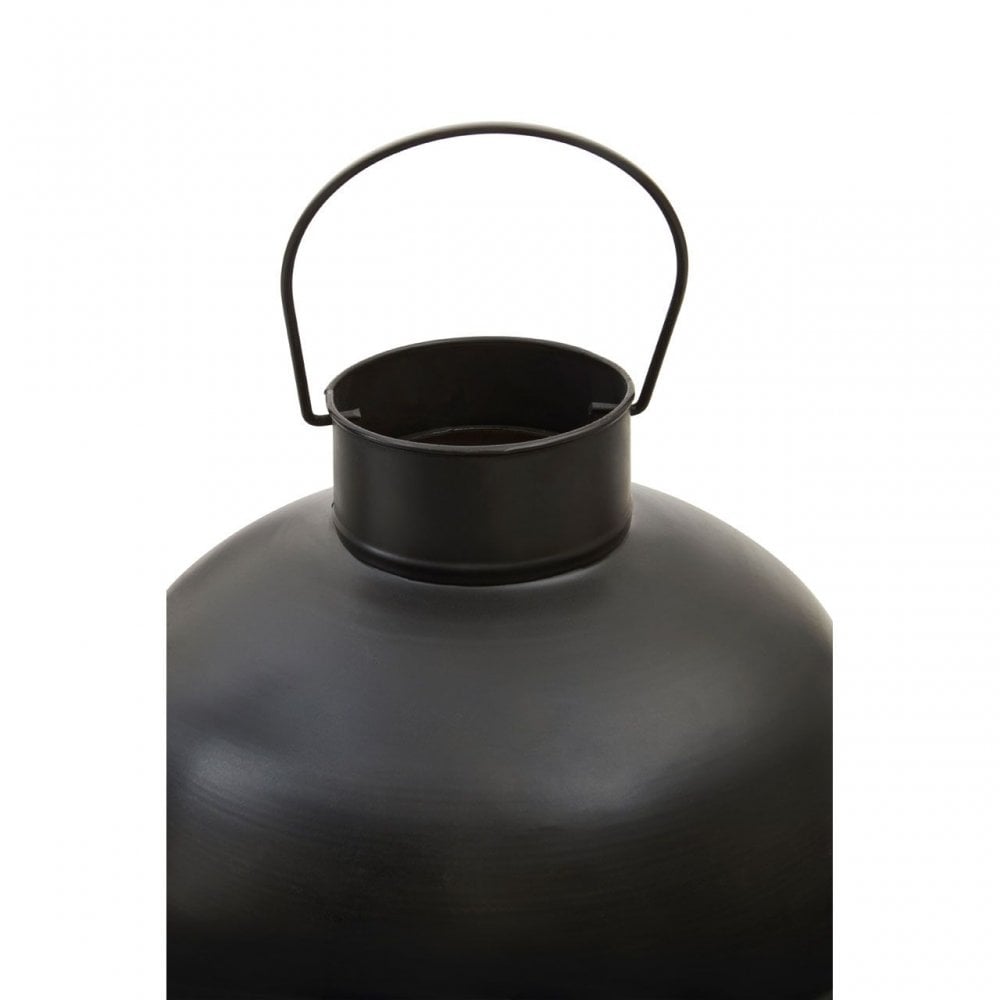 Preston Small Antique Black Lantern