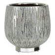 Hesper Small Silver Ceramic Planter