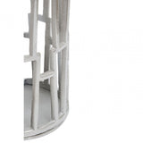 Delphi Small Silver Finish Candle Holder