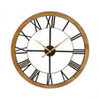 Vitus Black Metal Wall Clock