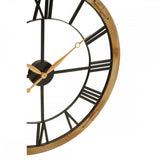 Vitus Black Metal Wall Clock