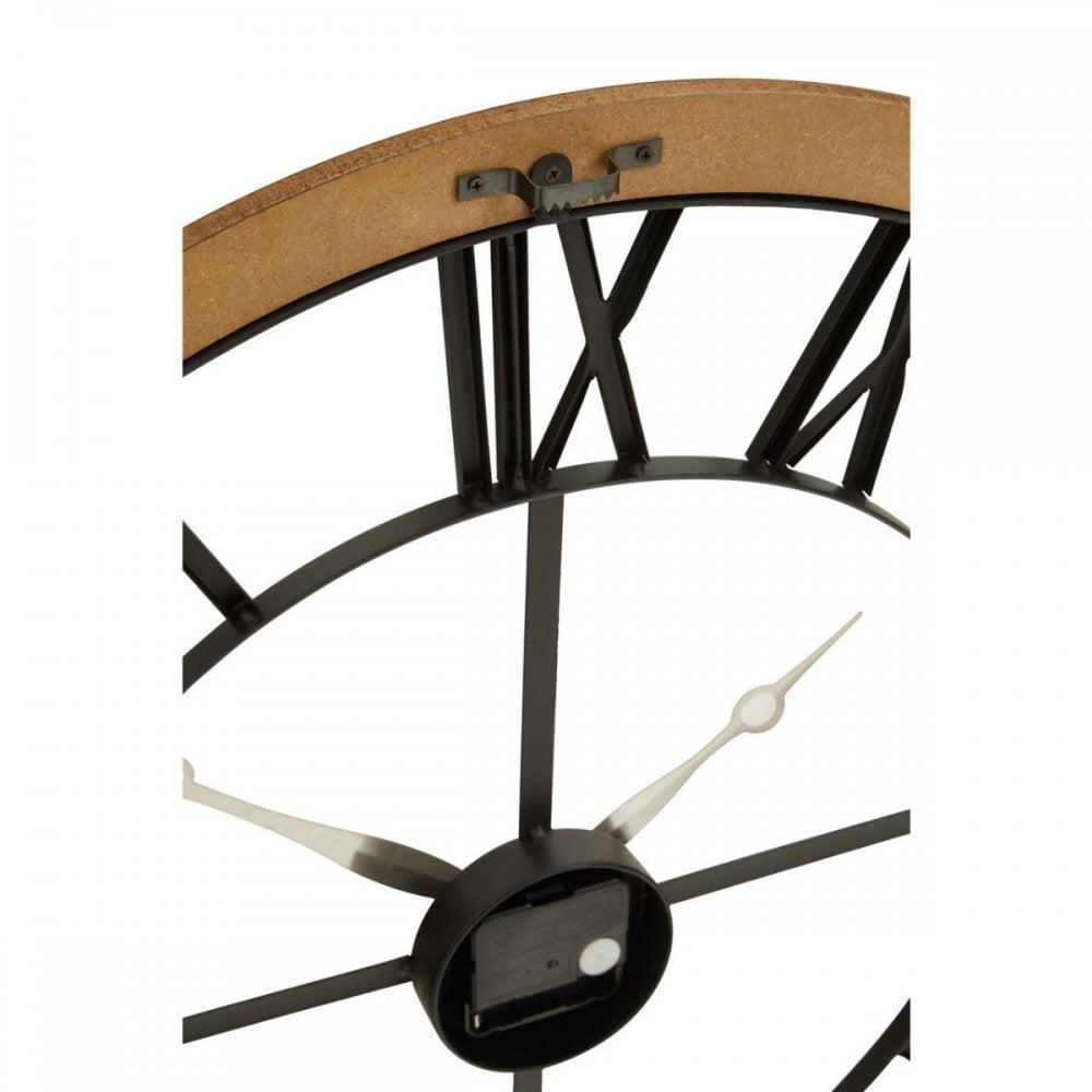 Vitus Black Metal Wall Clock