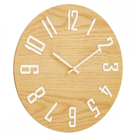 Vitus Natural Finish Wall Clock