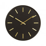 Vitus Black And Gold Wall Clock