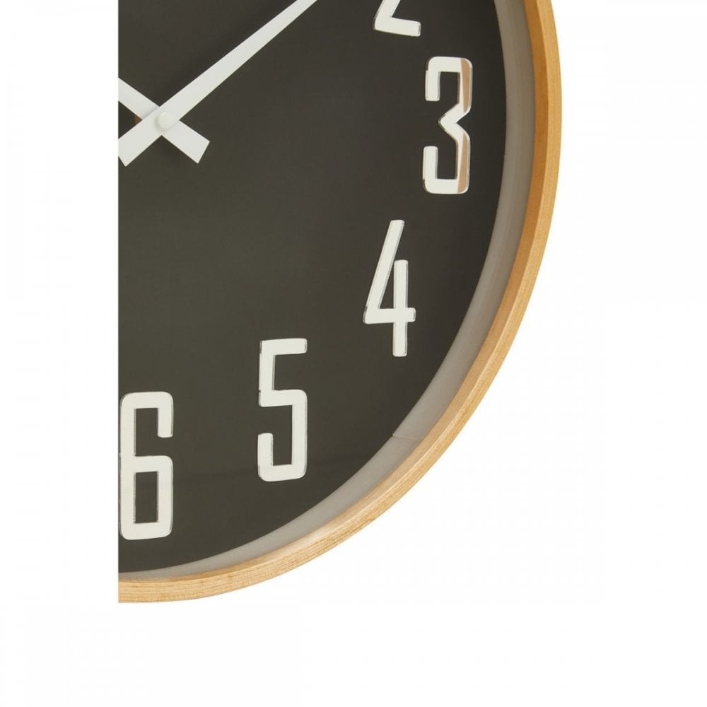 Vitus Black Wall Clock