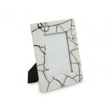 Marmara Large Black And White Marble Photo Frame