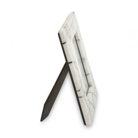 Marmara Large Black And White Marble Photo Frame