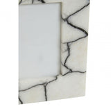 Marmara Small Black And White Marble Photo Frame