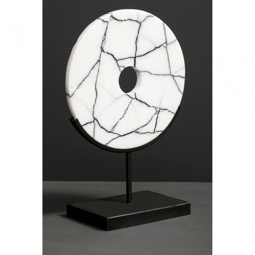 Marmara Black And White Marble Sculpture