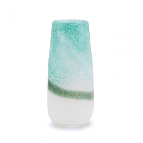 Celia Large Green And White Vase