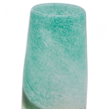 Celia Large Green And White Vase