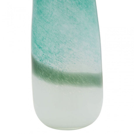 Celia Large Green And White Vase